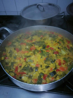 Una foto de Arroz con verduras