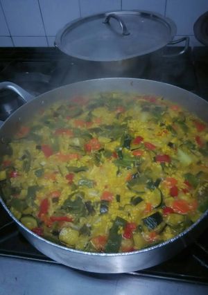 Una foto de Arroz con verduras