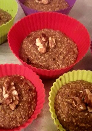 Una foto de Muffins de banana y avena
