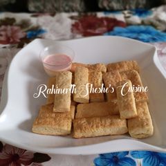 A picture of Homemade shortbread biscuits.