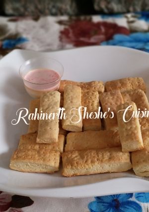 A picture of Homemade shortbread biscuits.