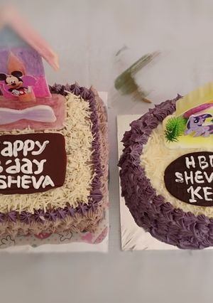 Foto resep Rainbow cake ala bunda sheva
