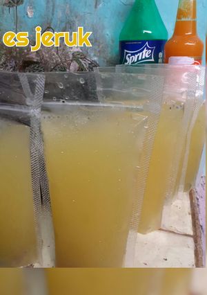 Foto resep Es jeruk soda gembira
