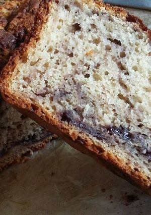 A picture of Banana & blueberry bread.