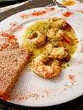 Gambones portugueses al horno