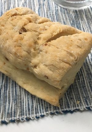 Una foto de Pan sin gluten de nueces y aceite de oliva