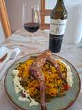 Paella de conejo 🐰 con rovellons