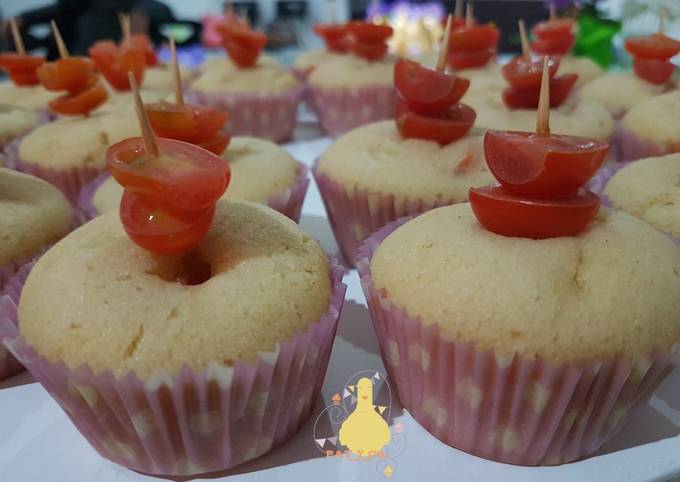 Foto principal de Cupcakes de mozzarella & tomatitos cherry