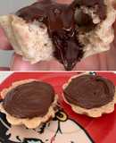Muffins de chocolate fit al microondas