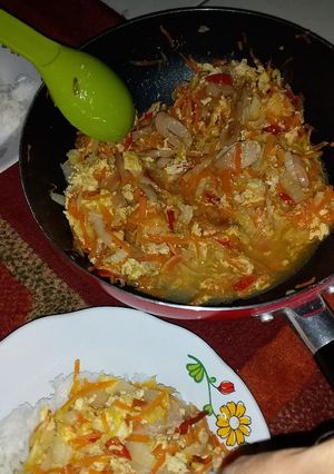 Foto resep Sawi putih orak arik