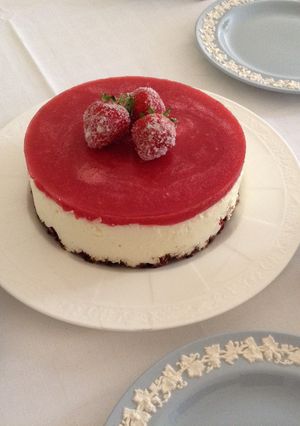 A picture of Strawberry yoghurt cake „Princess“.