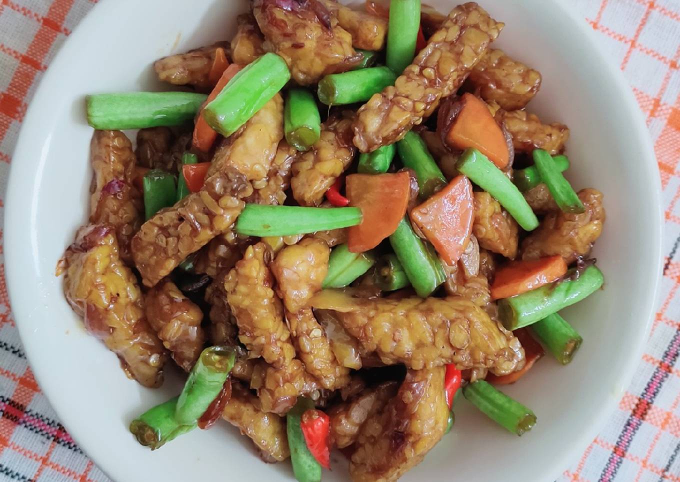 Tumis Tempe Buncis Wortel