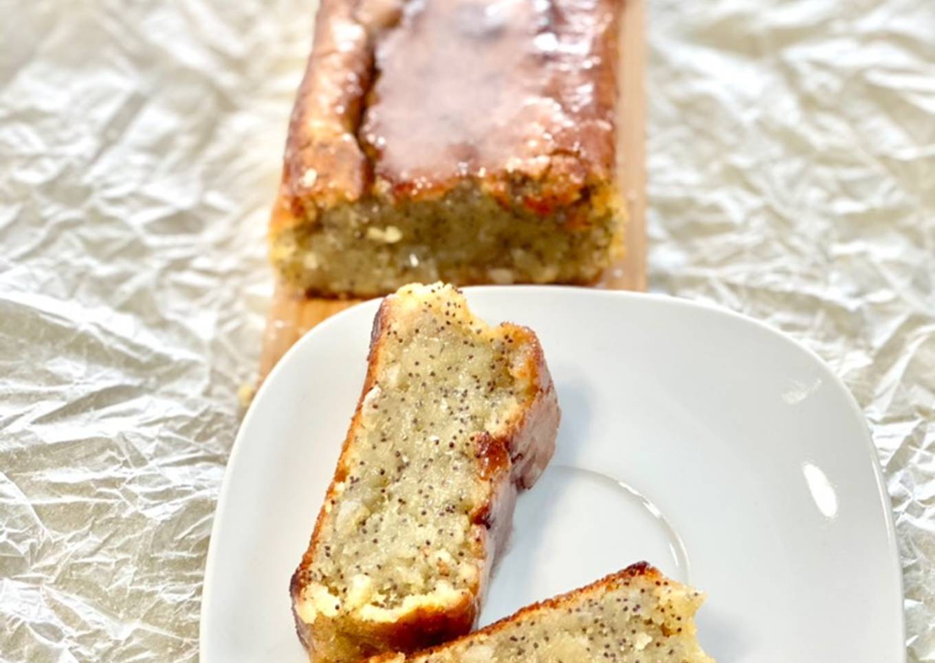 Cake au citron et pavot (vegan)