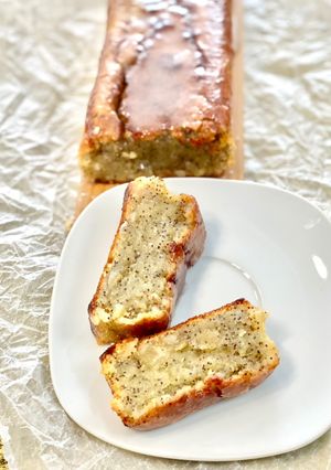 Une photo de Cake au citron et pavot (vegan)