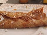 Crepes con dulce de leche