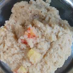 A picture of Namkeen suji halwa.