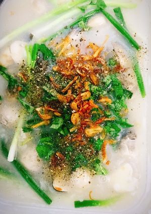 Hình của món Cháo nghêu.
