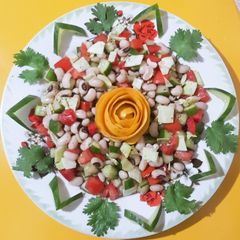 White beans salad A picture of White beans salad.
