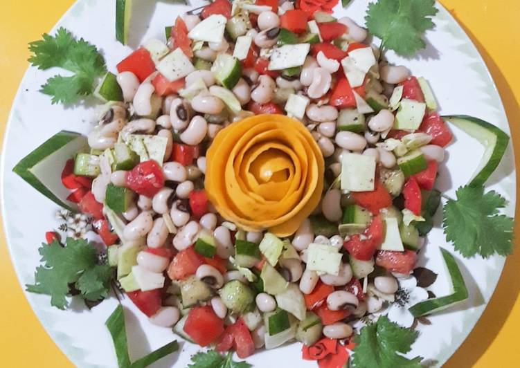 Easiest Way to Make Super Quick Homemade White beans salad