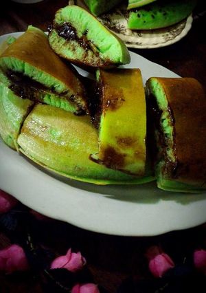 Foto resep Martabak pandan coklat