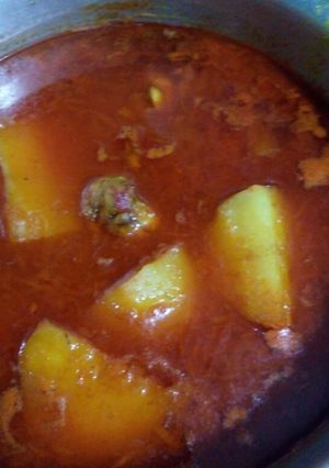 عکسی از دستور آبگوشت مرغ