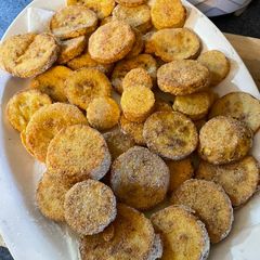A picture of Fried Yellow Squash.
