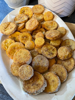 A picture of Fried Yellow Squash.