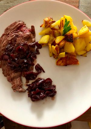 Une photo de Bavette à l'échalote