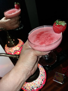 Una foto de Smoothie de fresas