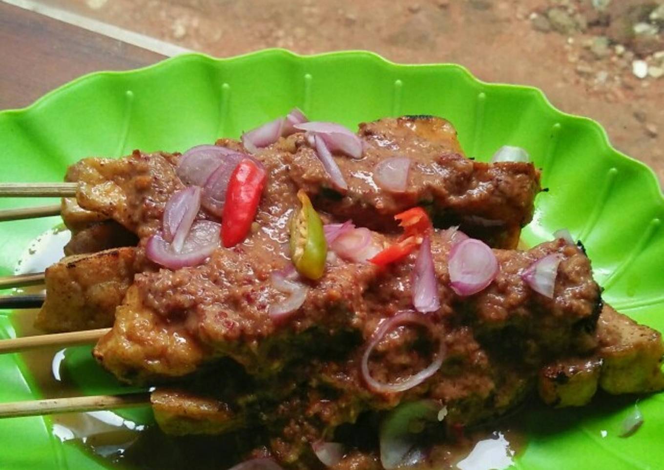 #244. Sate Tahu Bumbu Kacang