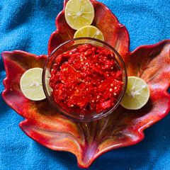 A picture of Kolhapuri Red Thecha.