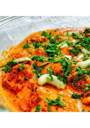 A picture of Bhopali Makhni Kofte.