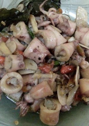 Foto resep Tumis Cumi Asin Pedas