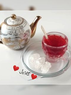 عکسی از دستور دمنوش چای ترش 😋