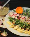 Ensalada Detox de Espárragos y Vinagreta de Fresa