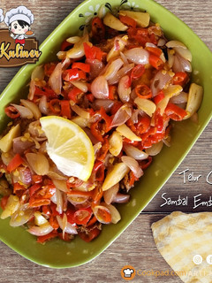 Foto resep Telur ceplok sambal embe bali