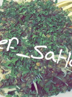 صورة لوصفة سلطة العدس
