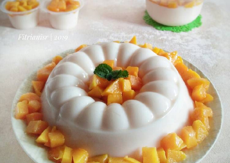 Cara Gampang Menyiapkan Mango Silky Pudding, Bisa Manjain Lidah