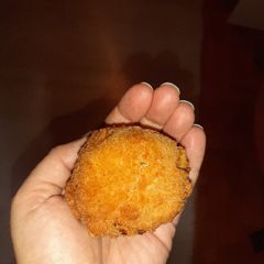A picture of Arancini rice balls- my way.