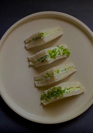 A picture of Fireless Cucumber Sandwiches.