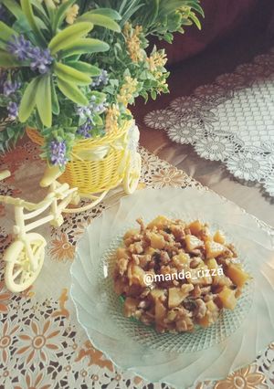 Foto resep Tumis Kentang Daging Cincang