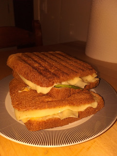 Una foto de Sándwich vegetariano (cena increíble)