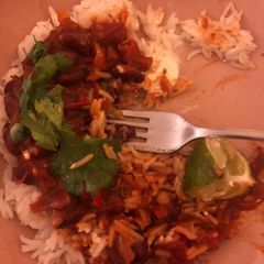 Chili sin carne A picture of Chili sin carne.
