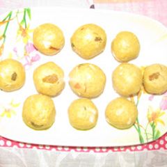 A picture of Besan Ke Laddu with Sugar Free(For Dieting & diabetes).