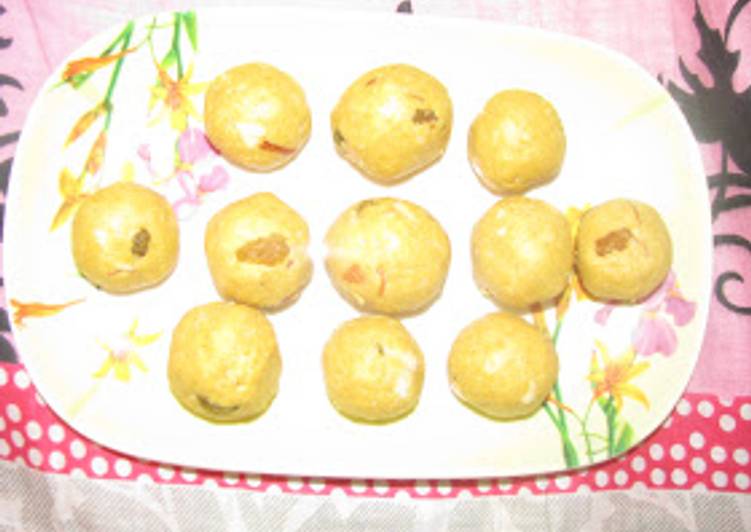 Recipe of Award-winning Besan Ke Laddu with Sugar Free(For Dieting &amp; diabetes)