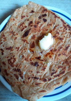A picture of Cabbage Paratha.