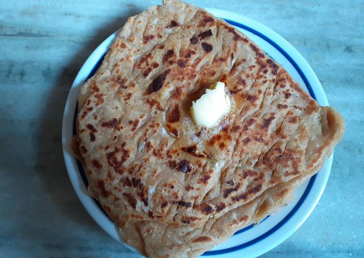 Recipe of Any-night-of-the-week Cabbage Paratha
