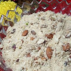 A picture of Panjiri with sugar & sugar free.