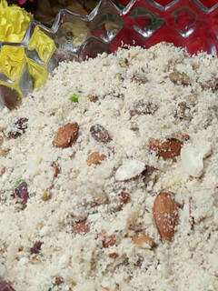 A picture of Panjiri with sugar & sugar free.