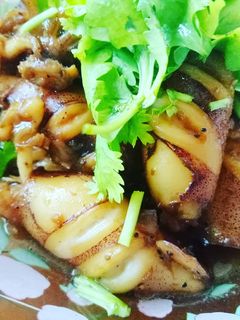 รูปของ หมึกไข่ต้มหวาน